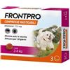 Frontpro Pulci Zecche 3 Compresse Masticabili Cani 2-4 Kg