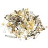 PATIKIL 100Pcs Spille Da Balia, 30mm Spille Di Sicurezza Bar Spille Targhette Nome Confezione Lamine Piatte Medie Per Abiti Lavoretti Fai Da Te, Colorate