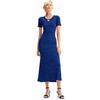 Desigual Vestito da Donna, Blu, XS