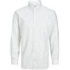 Jack & Jones Camicia da Uomo Slim Fit, Bianco/Slim Fit, XS