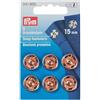 Prym - Sew -On Brass Rose Gold (15 mm) Fissanters a Scatto - 1 Pezzi