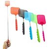 AMANDELIZABE 5 scacciamosche estensibili telescopici estraibili, scacciamosche manuali Swat antiparassitari, zanzare, mosche e insetti