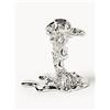 POLSPOTTEN Portacandela in metallo Drip - Argento