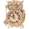 Does not apply Owl Clock Puzzle 3D | Modellini Da Costruire | Costruzioni Legno Adulti