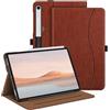 FINTIE Custodia per Samsung Galaxy Tab S10 Lite 2025 10.9/S10 FE 10.9/S9 FE 10.9/S9 11 - Multi-angli Protettiva Case con Tasca Auto Sveglia/Sonno, Marrone