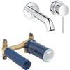 GROHE MISCELATORE LAVABO A MURO GROHE ESSENCE 19408001 CROMATO CON CORPO INCASSO