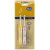 CHICCO (ARTSANA SpA) Chicco Spazzolino 6-36 Mesi Rosa Giallo 2 Pezzi