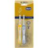 CHICCO (ARTSANA SpA) Chicco Spazzolino 6-36 Mesi Azzurro Giallo 2 Pezzi