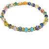Sospiri Venezia Bracciale Bambina in Perle Vetro di Murano, Braccialetto Colorato Idea Perfetta Regalo Speciale Made Italy (Colore Oro)