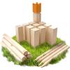 Ocean 5 Kubb Vichingo in Legno