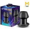 AfterDark Bram Open Hollow Anal Plug Black M