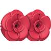 Teazers Vibrating Nipple Clamps Red