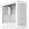 Itek Case Itek MESHCORE 36W - Gaming Tower ATX, 4x Ventole ARGB da 120mm, pannello laterale in vetro temperato, Bianco