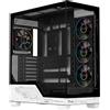 Itek Case Itek NEBRALUX 01 - Gaming Tower ATX, 4x Ventole ARGB da 120mm, pannello laterale e frontale in vetro temperato, Nero