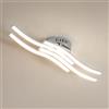 Osairous Plafoniera LED Soffitto Moderno, 24W 2300LM Lampada da Soffitto in Acrilico, Luce Bianca Neutra 4000K per Soggiorno Camera da Letto Cucina e Ristorante,53CM
