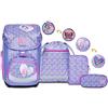 SJ GANG STYLE JAM GANG Set Scuola SJ GANG UPDOWN BOX - LOVELY DOTS - Zaino Scuola Multiscomparto Ergonomico + Astuccio Totalmente Accessoriato + Portapenne Scuola con Organizer Interno + Sacca Sportiva