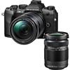 Om System OM-5 Mark II + 14-150mm II + ob. 40/150mm R - black + CASHBACK di € 300 + GARANZIA 5 ANNI Polyphoto Italia