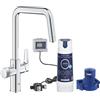 Grohe Rubinetto Grohe Blue Pure Eurosmart Cromo Bocca U Sistema Filtrazione Acqua | 30584000 Cromo Lucido