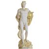 BeautifulGreekStatues Apollo Dio della Musica Poesia Arte Tono Dorato Alabastro Statua Scultura 17cm