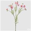 EDG Enzo De Gasperi Cosmos Ramo con Foglie H 65 Cm Pianta Artificiale Rosa