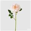 EDG Enzo De Gasperi Rosa Jumbo Ramo con Foglie H 80 Cm D 18 Cm Pianta Artificiale Colore Salmone