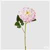 EDG Enzo De Gasperi Rosa Jumbo Ramo con Foglie H 80 Cm D 18 Cm Pianta Artificiale Colore Crema Rosa