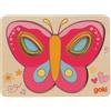 goki 57305 - Puzzle a Strati Farfalla - Puzzle a 5 Strati per Bambini in Legno