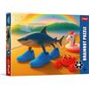 Trefl - BrainRots, The Crazy Shark - Puzzle da 200 pezzi - Un coloratissimo set di puzzle proveniente da un universo surreale, per bambini dai 7 anni in su