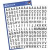 Avery Zweckform 3720 lettere Etichette, a Z 6,5 mm (Pellicola, Tenuta Forte), di 240 Alfabeto Nero | pellicola bianca