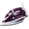Jata PL225 - Ferro a vapore, suola in acciaio inox, 2200 W, uscita vapore verticale e regolabile, colpo di vapore 160 g/min, termostato regolabile, autopulente, anticalcare, a prova di perdite