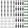ANBOO Set di 80 clip per finestra laterale, per strisce decorative B E36, per clip laterali B E46