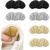 WNTJN 6 Paia Tallone Cuscino, Proteggi Tallone Scarpe Uomo Donne, Impediscono ai Talloni di Sfregare e Scivolare, Protezione Traspirante, Protezione per Scarpe Troppo Grandi