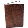 Logbuch-Verlag Taccuino XXL effetto pelle vintage DIN A4 con angoli in metallo: diario vuoto con copertina rigida, notebook regalo per appunti, quaderno journaling con 164 pagine, agenda personale, journal viaggio