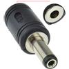 Keple Adattatore di alimentazione DC da 3,5 mm x 1,3 mm a 5,5 mm x 21 mm, femmina a maschio, convertitore di alimentazione per apparecchiature CCTV, telecamera di videosorveglianza, luci LED, notebook, PC