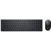 Dell Keyboard Dell WL KM5221W Pro Wireless, Set tastiera e mouse, Tedesco (QWERTZ), Nero