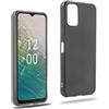 REY Cover in Gel TPU Nera per Nokia G42 5G, Ultra Sottile 0,33 mm, Morbido Flessibile, Custodia Silicone