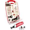 Taky - Mini fresatrice cordless con cassetta e 118 accessori