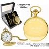 Best Man Incisione Personalizzata Orologio da Tasca Serenella Placcato Oro