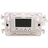 Fantini Cosmi C44B Termostato Ambiente da Incasso con Display, Bianco