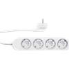 Shelly Power Strip 4 Gen4 - Ciabatta smart con 4 prese indipendenti, monitoraggio consumi e supporto Matter