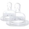 J Bimbi Tettarella Livello 3 Flusso Veloce dai 6 Mesi in Silicone, 2 Pezzi