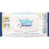 Dama Baby Venere Salviette - Detergenti e lenitive all'avena e riso per pelle sensibile, 72 pezzi