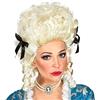 W WIDMANN MILANO Party Fashion - Parrucca donna coloniale, avorio, 18° e 19° secolo, carnevale, festa a tema
