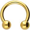PIERCINGLINE Anello a Ferro di Cavallo in Titanio | Piercing per Orecchio, Naso, Labbra | Colore e Dimensioni a Scelta, 1,2 mm x 7 mm