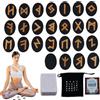 Fabixoin Set Rune in Legno, Mitologia, Rune con Manuale e Custodia, Set da 25 Pezzi, per Meditazione, Spirituale, divinazione
