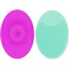 DOANTE 2 pezzi Spazzola Pulizia Viso in Silicone,pennelli per la pulizia del viso in silicone,Morbido Viso Pulizia Pennello,spazzola per la pulizia dei pori,per pelle Qualsiasi tipo(Rosa+verde chiaro)