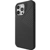 ZAGG Denali - Custodia a scatto per iPhone 15 Pro Max, protezione dalle cadute (5 m), custodia per cellulare testurizzata a doppio strato, design antiscivolo, custodia per telefono MagSafe, nero