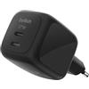 Belkin SmartProtect Caricatore USB C a 2 Porte 67W, Doppio Caricabatteria GaN con 2 Porte USB-C, Ricarica Rapida per MacBook, iPhone 17, iPad Pro, Chromebook, Galaxy S25 Ultra, Pixel 10 - Nero