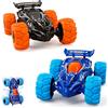 m zimoon Monster Truck Giocattoli, 2pezzi Tirare indietro Auto Inertia Auto 360 ° Girevole Stunt Dragon Veicoli Spingi e Vai Regali di Compleanno di Natale per 3-7 anni Ragazzi Ragazze (Blu, Nero)