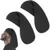 Abeillo 2 cappucci grandi per dreadlock in raso, per dormire con capelli lunghi, dread, capigliatura, dreadlock, trecce ricci, ondulate, accessori per capelli per donne e uomini